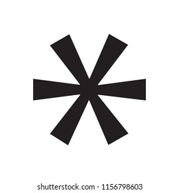 Asterisk icon,Asterisk symbols,Vector.