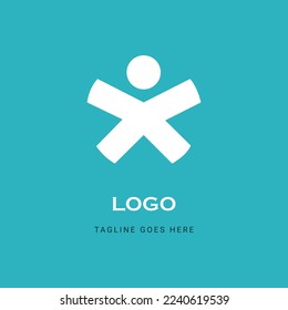 asterisk mark logo. Logo for gamers.