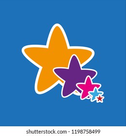 asterisk on the card eps10