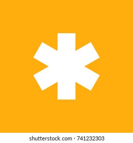 Asterisk Sign Icon 