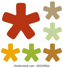 Asterisk star sign