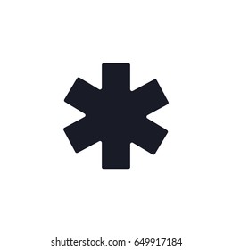 Asterisk star sign