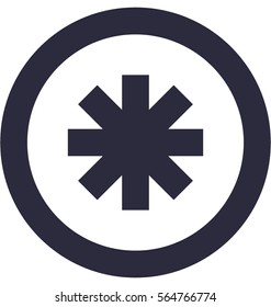 Asterisk Vector Icon