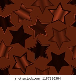 Asterisks. Multicolored stars. Seamless pattern of multi-colored stars. Seamless texture. Vector graphics