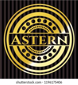 Astern gold emblem