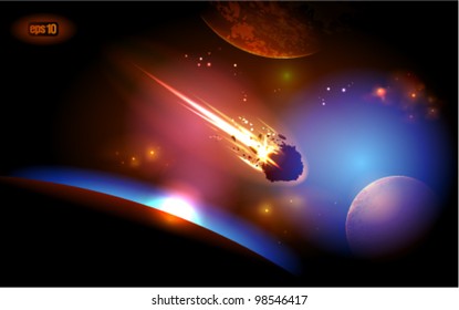 Asteroid is approaches the planet. Eps 10.