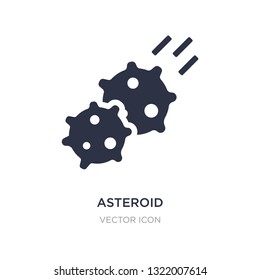 asteroid icon on white background. Simple element illustration from Astronomy concept. asteroid sign icon symbol design.