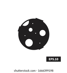 Asteroid icon, Asteroid Sign/Symbol vector