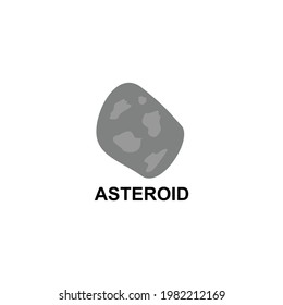Asteroid icon vector sign symbol