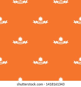 Asteroid pattern vector orange for any web design best