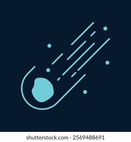 Asteroid trendy artwork glorious abstract vector illustration colorful valuable design.eps