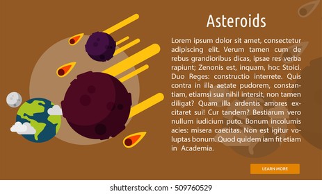 Asteroids Conceptual Banner
