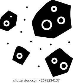 Asteroides Flutuando no Espaço, Conceito Cosmos