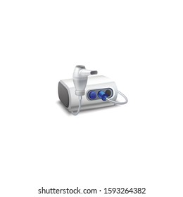 asthma Medical bottles realistic Vector