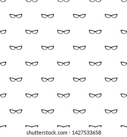 Astigmatic eyeglasses pattern seamless vector repeat geometric for any web design