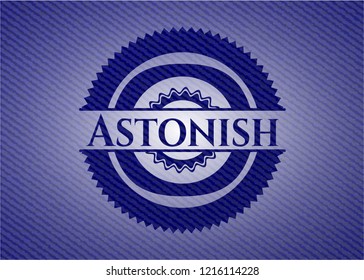 Astonish with jean texture