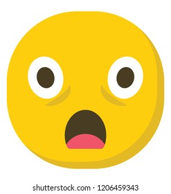 
Astonished smiley is shear surprise
