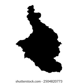 Astore district map, administrative division of Pakistan. Vector illustration.