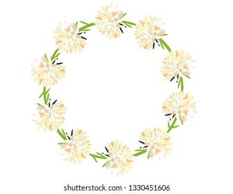 Astra flower frame