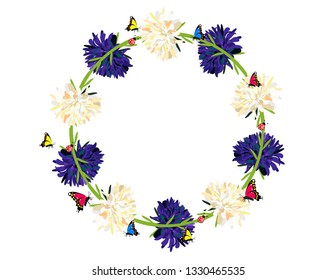 Astra flower frame