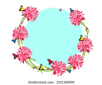 Astra flower frame