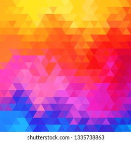 astract animated stained background video - full spectrum colors - horizontal rainbowb