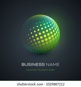 Astract sphere logo design
