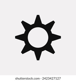 Astral Cogs gear icon - Simple Vector Illustration