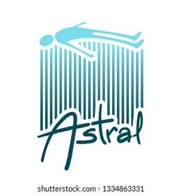 Astral projection illustration