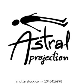 Astral projection illustration