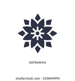 astrantia icon. Simple element illustration from nature concept. astrantia editable symbol design on white background. Can be use for web and mobile.