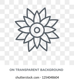 Astrantia icon. Trendy flat vector Astrantia icon on transparent background from nature collection. High quality filled Astrantia symbol use for web and mobile