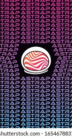 Astrap abstract background helmet design