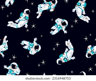 Astro boys playing with stars