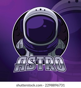 Astro Gaming Mascot Logo Design