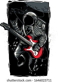 lista vectorial de la guitarra astro