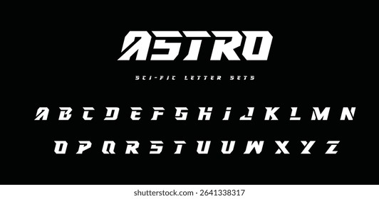 Astro minimal modern logo alphabet fonts. Typography minimalist urban sana serif digital fashion future creative logos fonts. vector illustration 