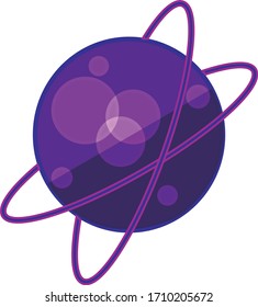 astro rock vector planet purple