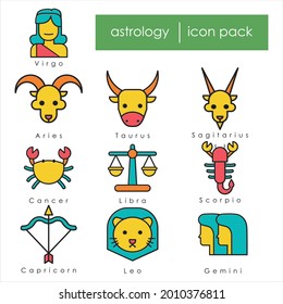 astrologi vector for icon astronomy industries