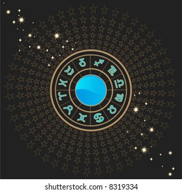 astrological horoscope (vector)