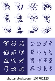 Astrological symbols