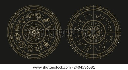 Similar – Image, Stock Photo Zodiac sign | Star chopper