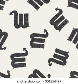 astrology Constellation doodle seamless pattern background