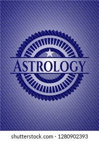 Astrology denim background