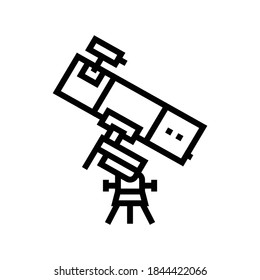 astrology geek line icon vector. astrology geek sign. isolated contour symbol black illustration
