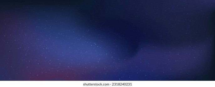 Astrology horizontal background, Star universe background, Milky way galaxy, Vector Illustration.