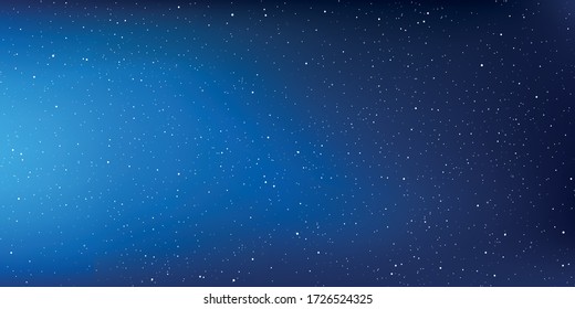 Astrology horizontal star universe background  The night and nebula in the cosmos  Milky way galaxy in the infinity space  Starry night and shiny stars in the gradient sky  Vector illustration 