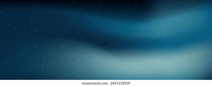 Astrology horizontal star universe background. The night with nebula in the cosmos. Milky way galaxy in the infinity space. Starry night with shiny stars in the gradient sky. Vector illustration.