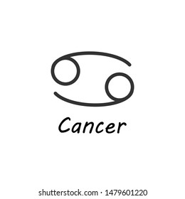 Cancer Vector Icon Stock Vector (Royalty Free) 1258642465