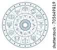 zodiac signs circle